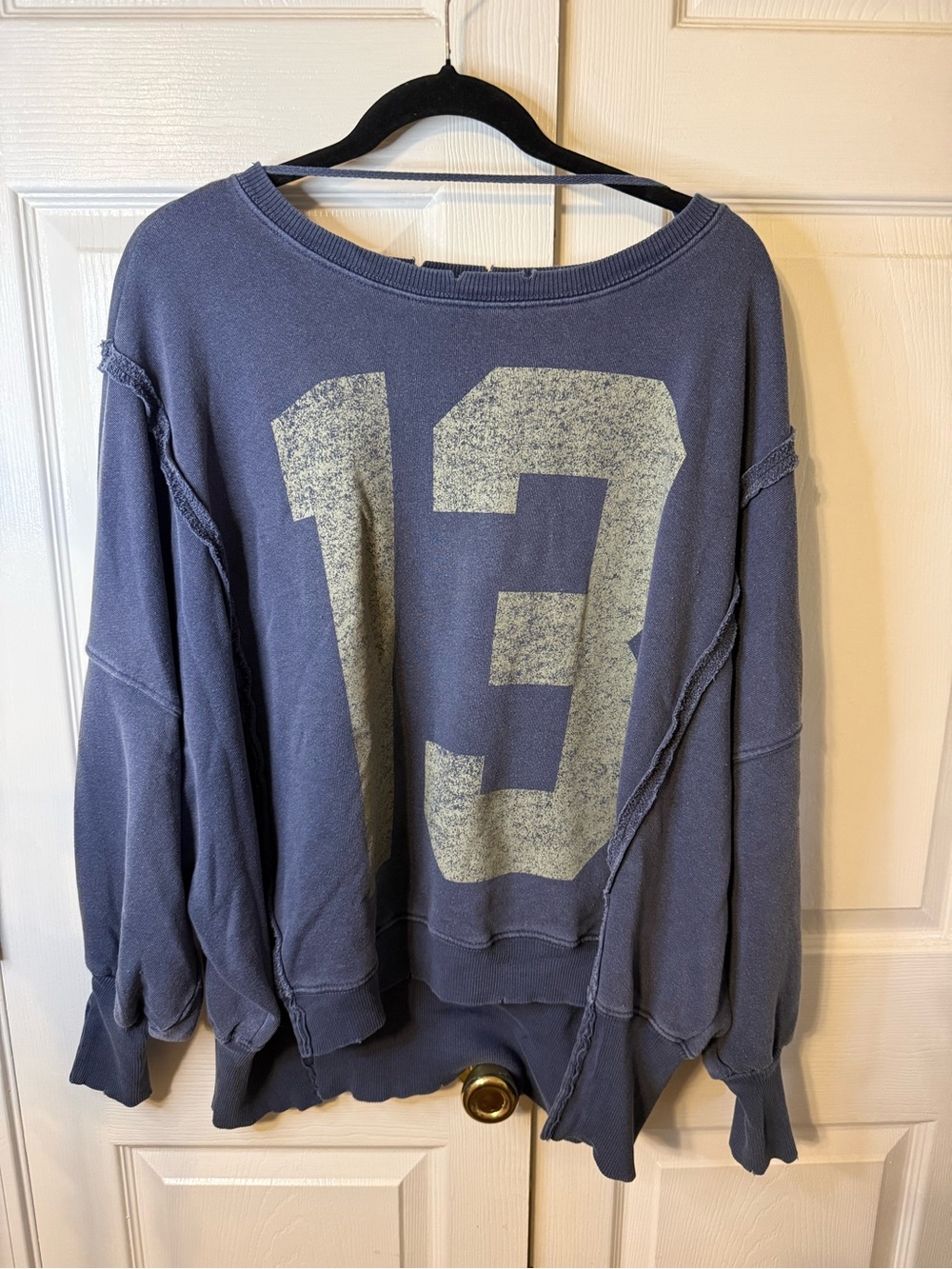 We The Free Washed Blue Camden with Faded '13' Graphic